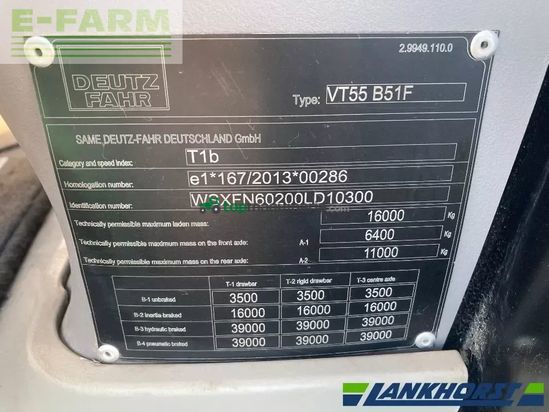 Tractor agrícola - Deutz-Fahr - 8280 ttv