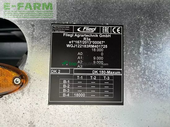 Remolqu agrícola - Fliegl - dk 180 maxum fox limited