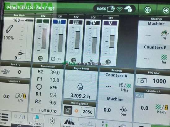 Tractor agrícola - John Deere - 8RX 410