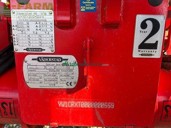 Grada de disco - Väderstad - carriercrxt 425 gezogen