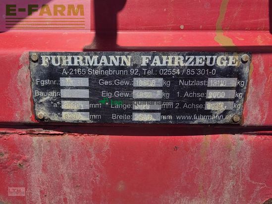 Volquet - Fuhrmann - ff 18.000