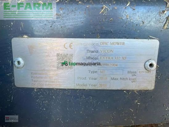 Cortacésped manual - Vicon - extra 332 xf