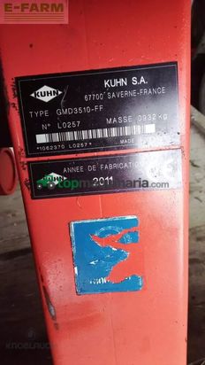 Cortacésped manual - Kuhn - gmd 3510