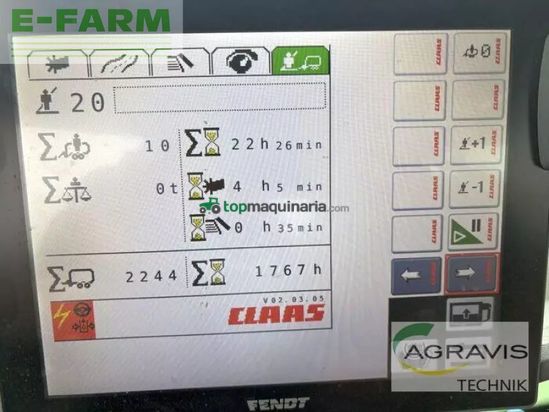 Remolqu agrícola - Claas - cargos 8500
