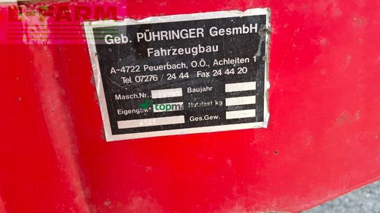 Remolqu agrícola - Pühringer - 4121-t