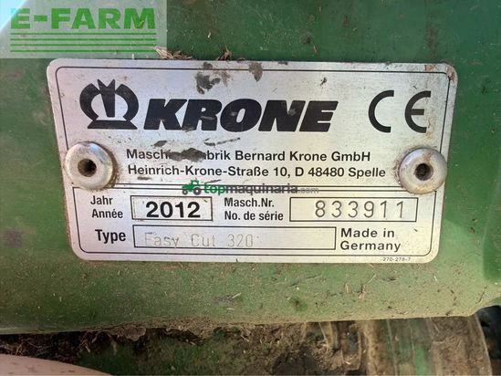 Cortacésped manual - Krone - ec320 .