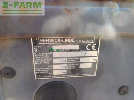 Elevadora - Linde - h30d-03 ( perkins - motor ) ss + 4. kreis