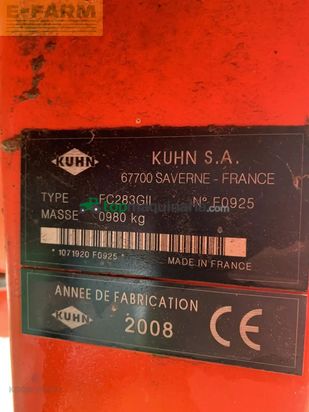 Cortacésped manual - Kuhn - fc283gii