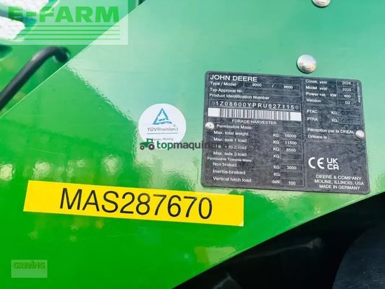 Cosechadora de Cereal - John Deere - 8600i prodrive 40km/h solo