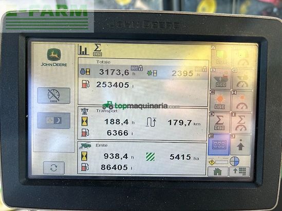 Cosechadora de Cereal - John Deere - 8500i mit kemper 375