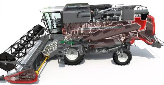 Cosechadora de Cereal - Massey Ferguson - 7344 activa mcs