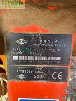 Cortacésped manual - Kuhn - fc 243 lift control