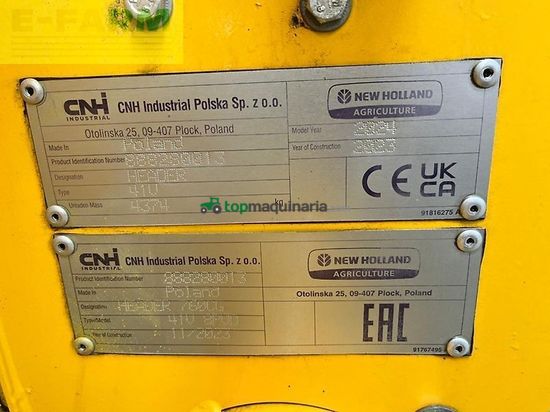 Cabezal - New Holland - varifeed 12,50 m hd 41 v