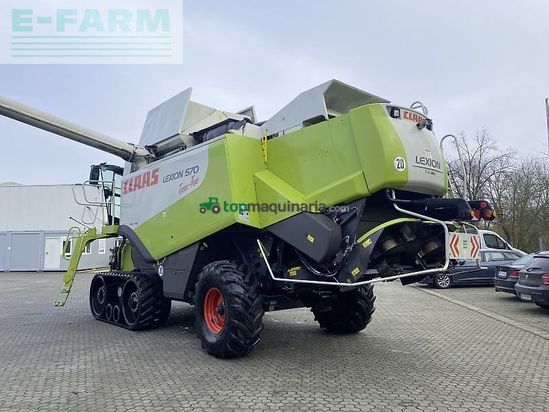 Cosechadora de Cereal - Claas - lexion 570 tt mit v900+tw