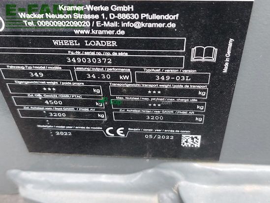 Minicargadora - kramer - kl 19.5 l