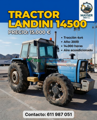 Tractor agrícola - Landini - 14500