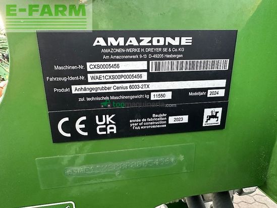 Cultivador - Amazone - cenius 6003-2tx ultra