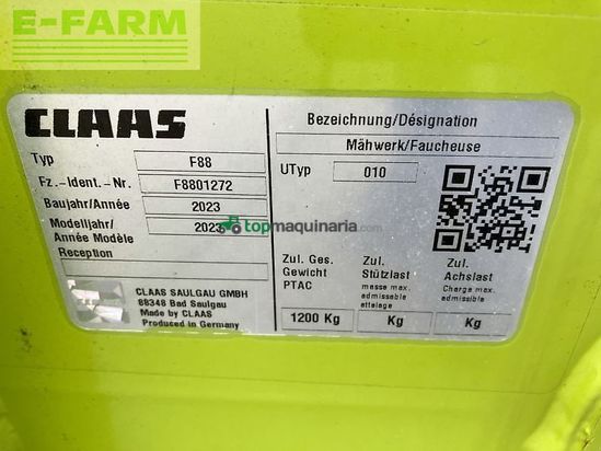 Cortacésped manual - Claas - disco 4400 contour