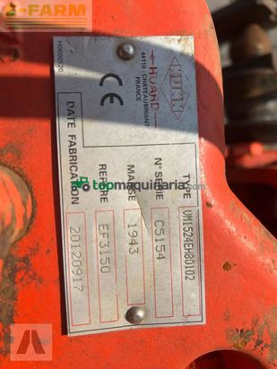 Arado - Kuhn - vari master 152 hydr. steingesichert