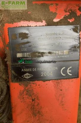 Cortacésped manual - Kuhn - gmd 802 lift control