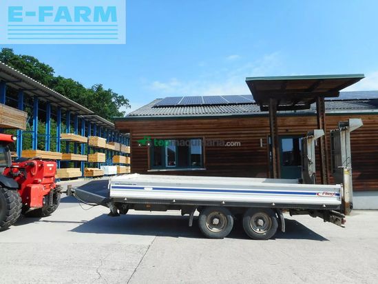 Remolqu agrícola - Fliegl - tps100 mit wände u. geteilten rampen