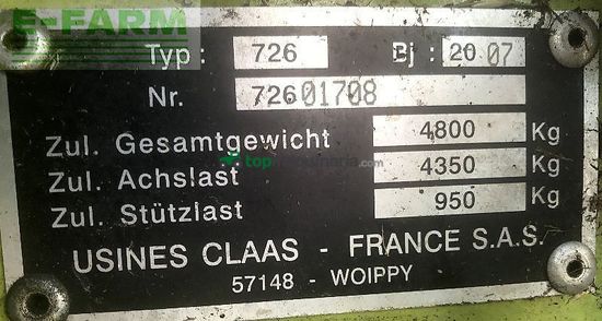 Empacadora gigant - Claas - rollant 255 rc uniwrap