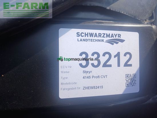 Tractor agrícola - Steyr - 4145 profi cvt CVT