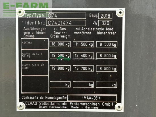 Cosechadora de Cereal - Claas - LEXION 670