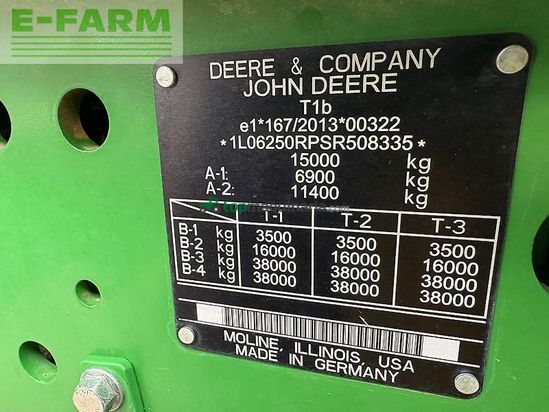 Tractor agrícola - John Deere - 6r250/6r 250 garantie 02/2028