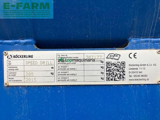 Cultivador - Kockerling - vector 800 (570/800) + speed drill
