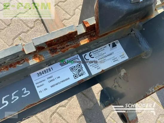 Telescopica - Fendt - cargo t 740 + schaufel + palettengabel