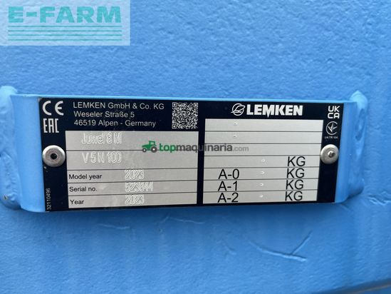 Arado - Lemken - lemken juwel 8 m v 5 n 100