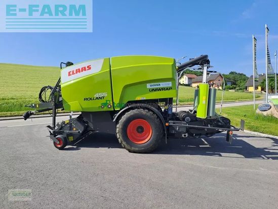 Empacadora gigant - Claas - rollant 455 rc uniwrap - wickelkombination