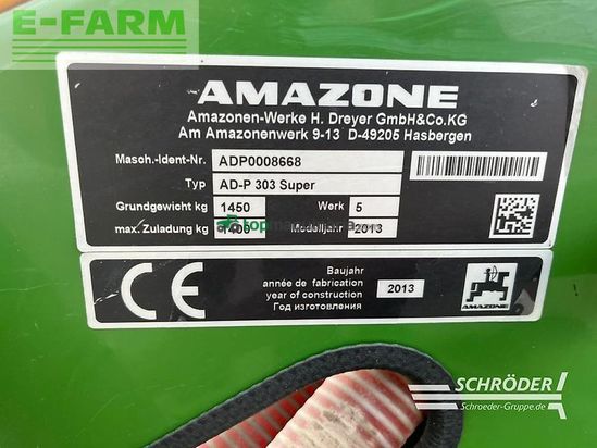 Sembradora - Amazone - kg 3000 special / ad-p 303 super