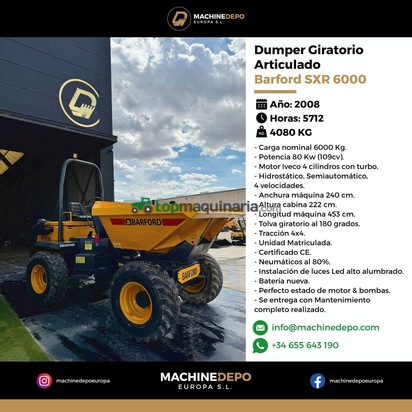 Dumper Barford SXR 6000