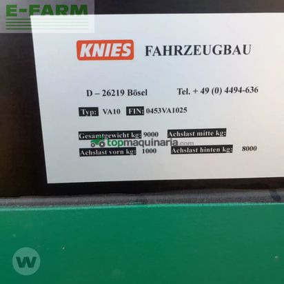 Remolqu agrícola - Knies - va 10