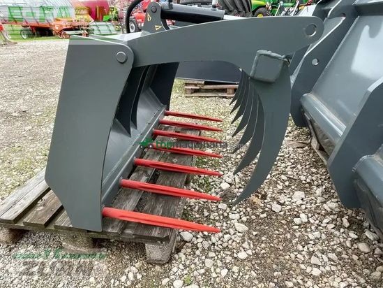 Minicargadora - kramer - dunggabel mit niederhalter 1,3