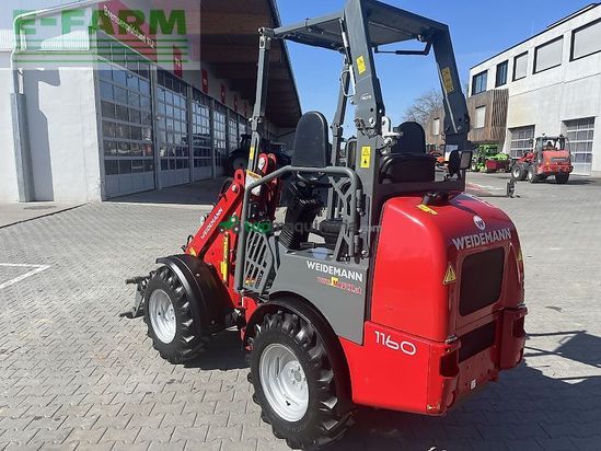Minicargadora - Weidemann - 1160 mit klappdach unter 2,0m, euro aufnahme