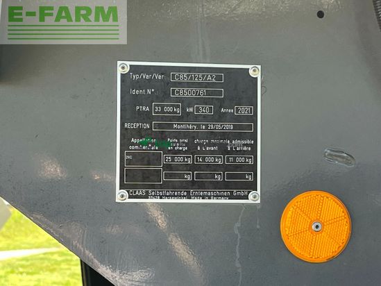 Cosechadora de Cereal - Claas - lexion 7500 (c85/125)