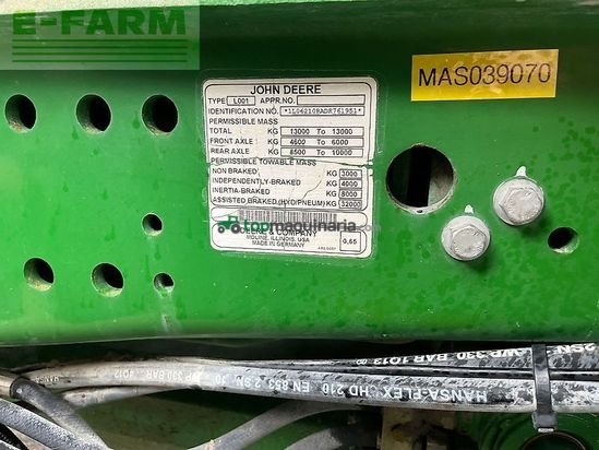 Tractor agrícola - John Deere - 6210r