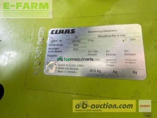 Cabezal - Claas - orbis 900