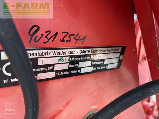 Telescopica - Weidemann - 1506p43 inkl. bodenplanierschild