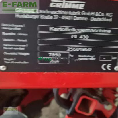 Cosechadora - arrancadora de patata - Grimme - gl 430
