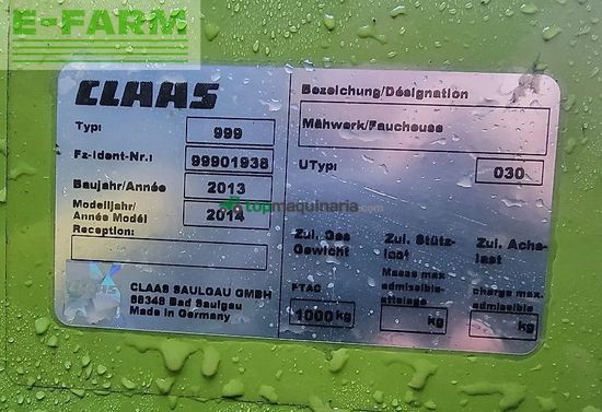 Cortacésped manual - Claas - disco 3900 contour