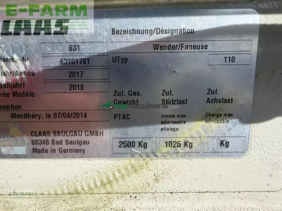 Henificador - Claas - volto 1300 t