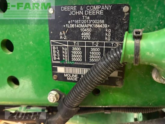 Tractor agrícola - John Deere - 6140m