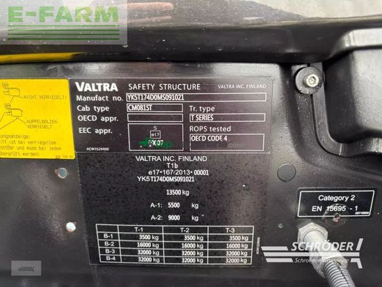 Tractor agrícola - Valtra - t 174 ed smarttouch | unlimited | rtk