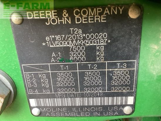 Tractor agrícola - John Deere - 5090m