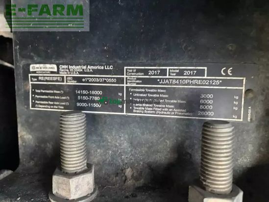 Tractor agrícola - New Holland - t 8.410