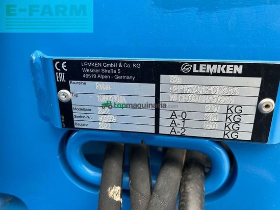 Grada de disco - Lemken - rubin 10/600 kua